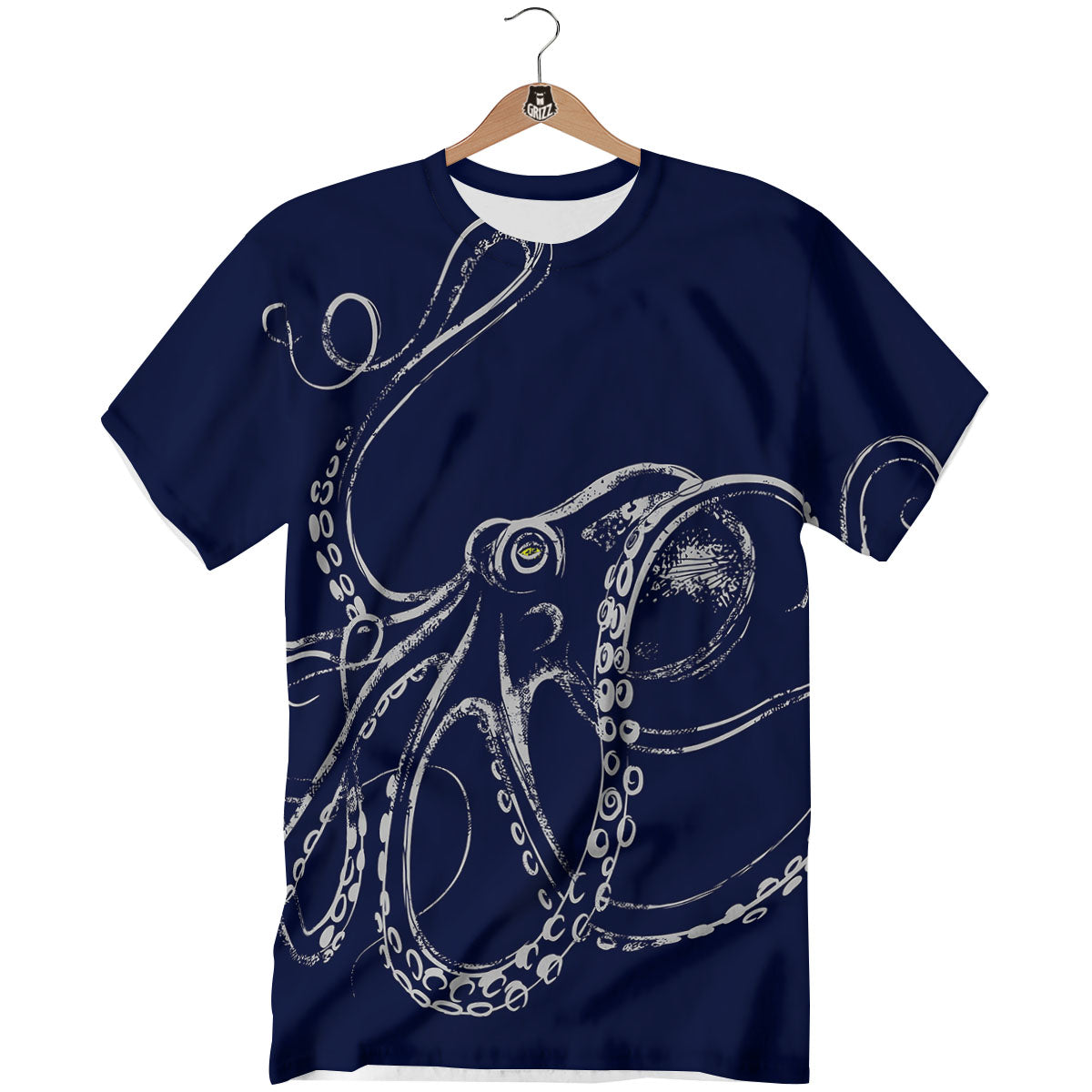 Octopus Tentacles Print T-Shirt-grizzshop