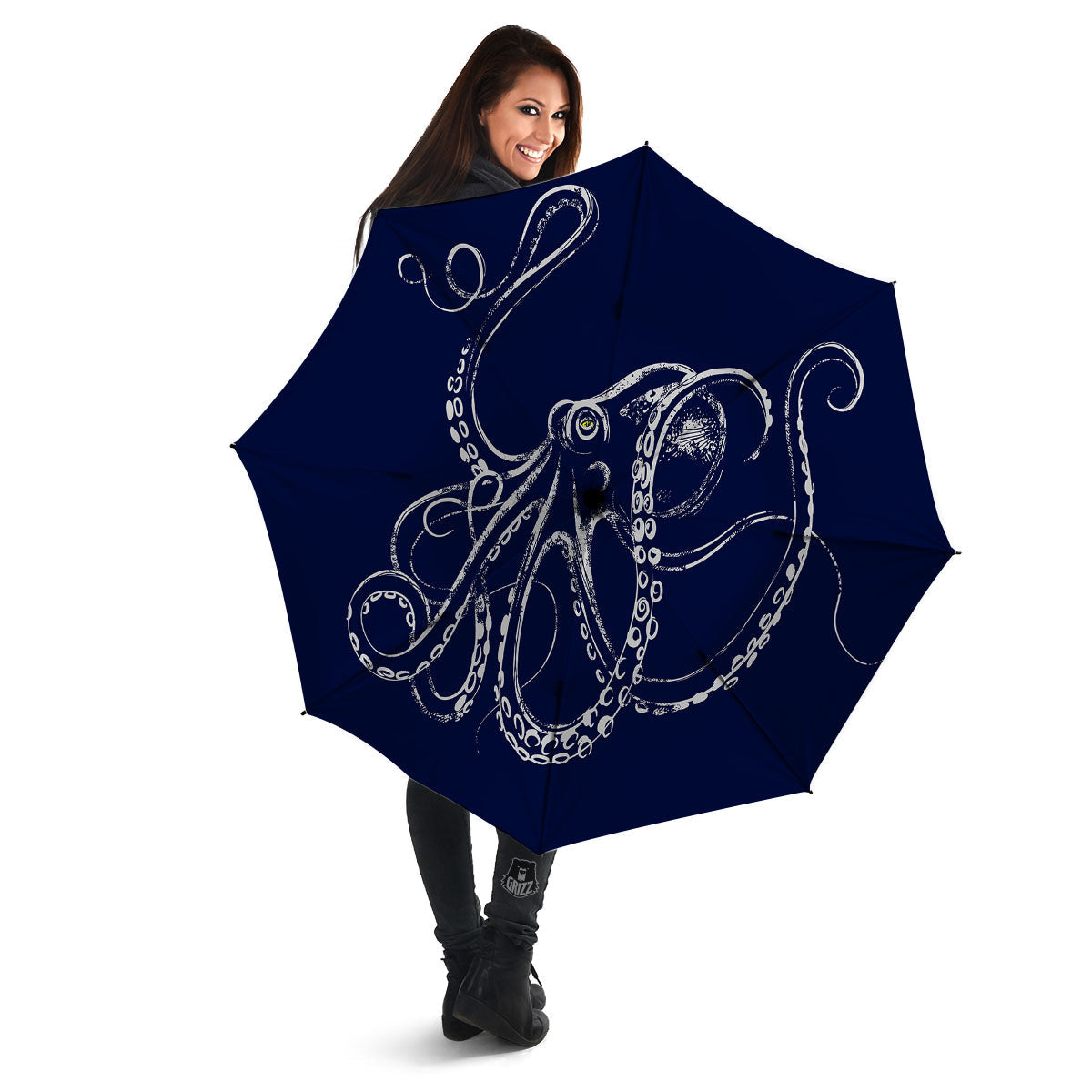 Octopus Tentacles Print Umbrella-grizzshop