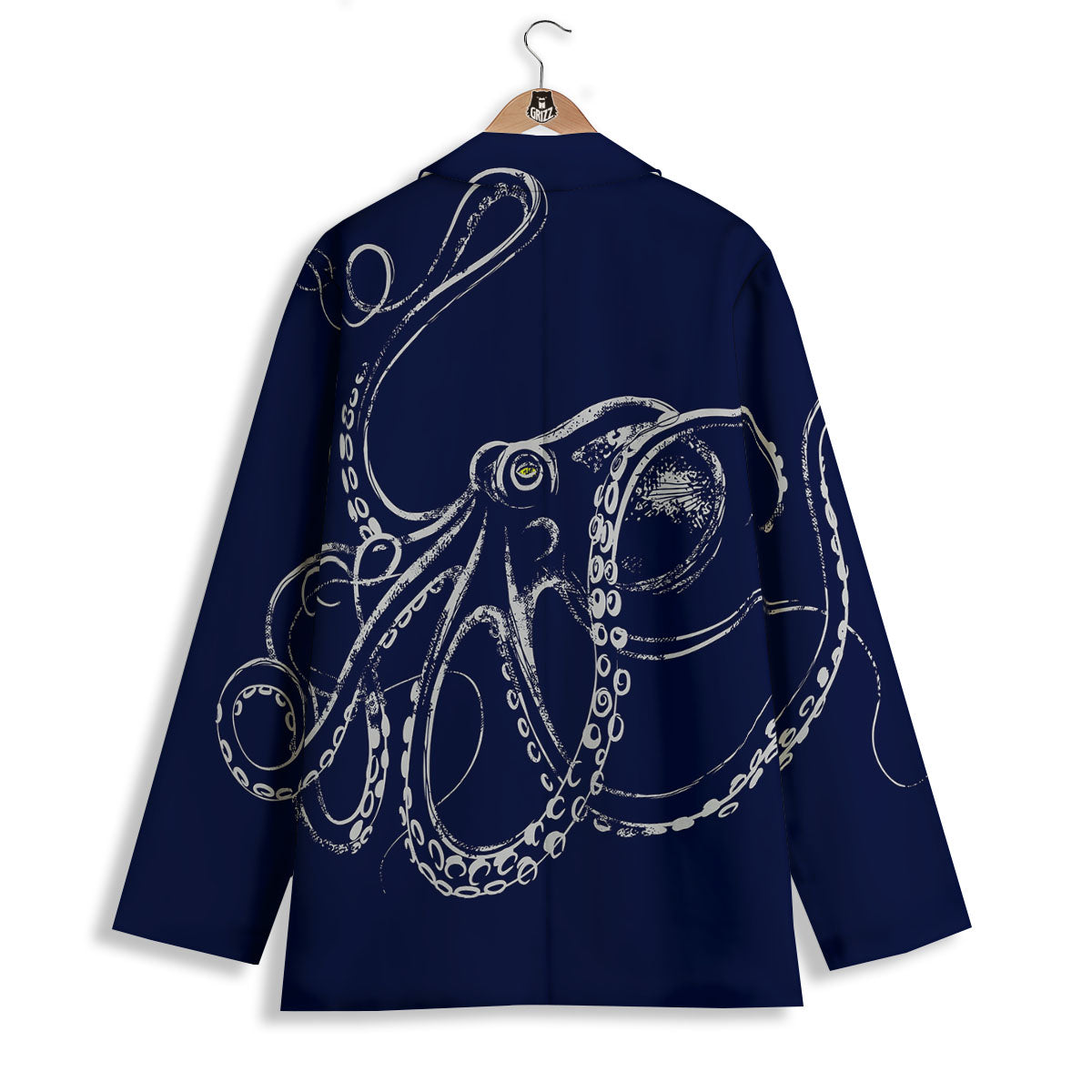 Octopus Tentacles Print Women's Blazer-grizzshop