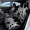 Octopus Tentacles White And Black Print Car Seat Covers-grizzshop