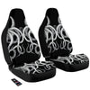 Octopus Tentacles White And Black Print Car Seat Covers-grizzshop