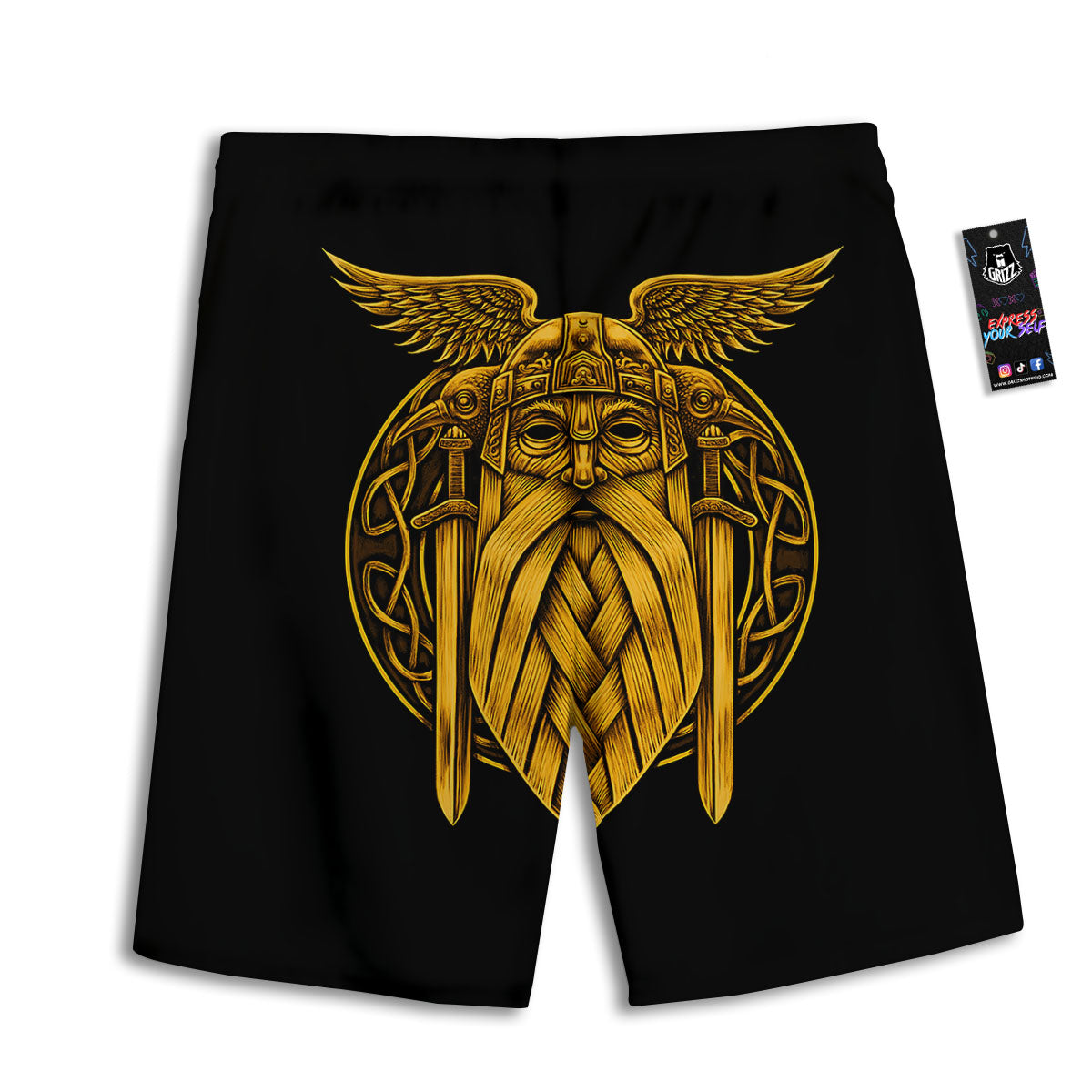 Pineapple Pastel Turquoise Print Pattern Men's Athletic Shorts
