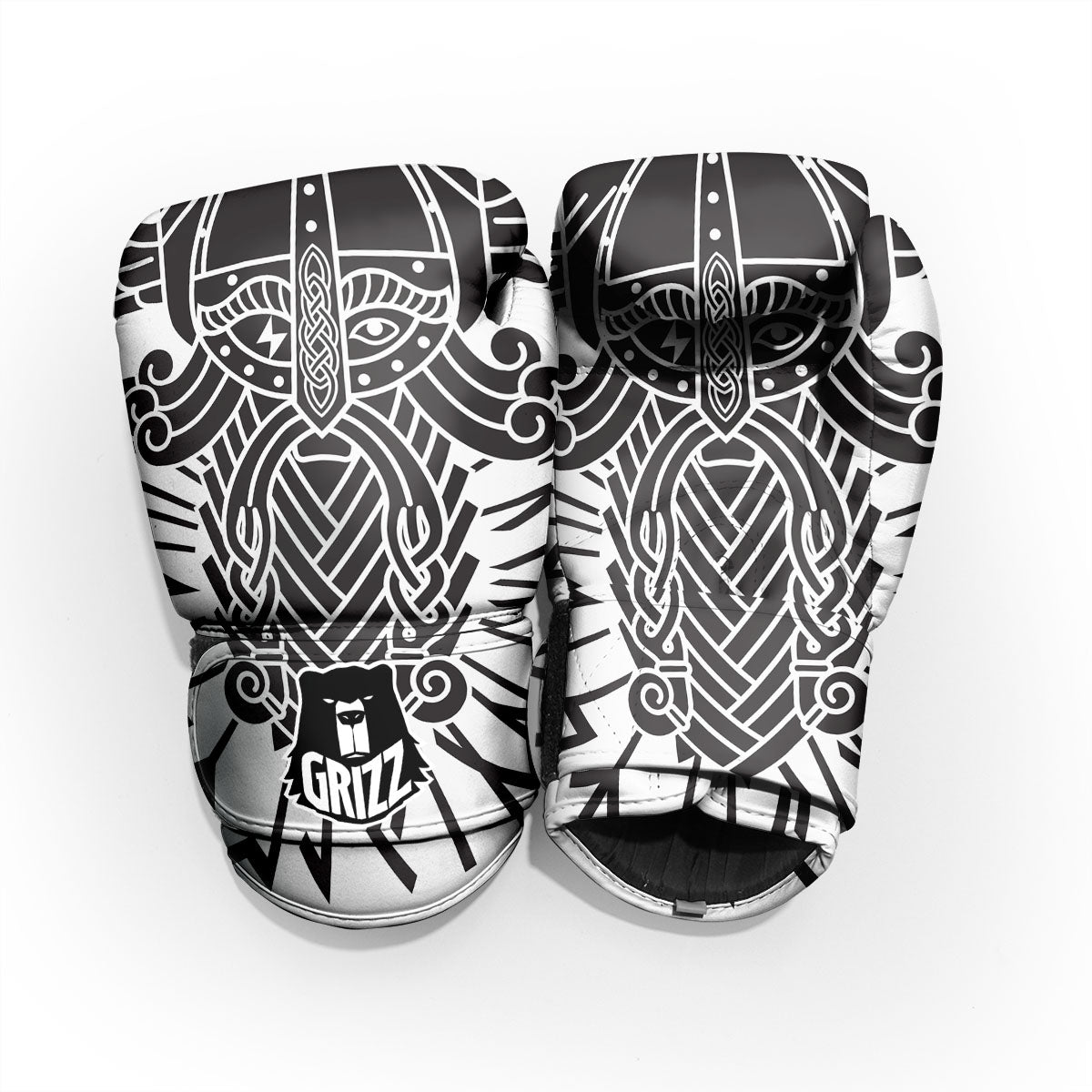Odin God With Muninn And Huginn Print Pro Boxing Glove