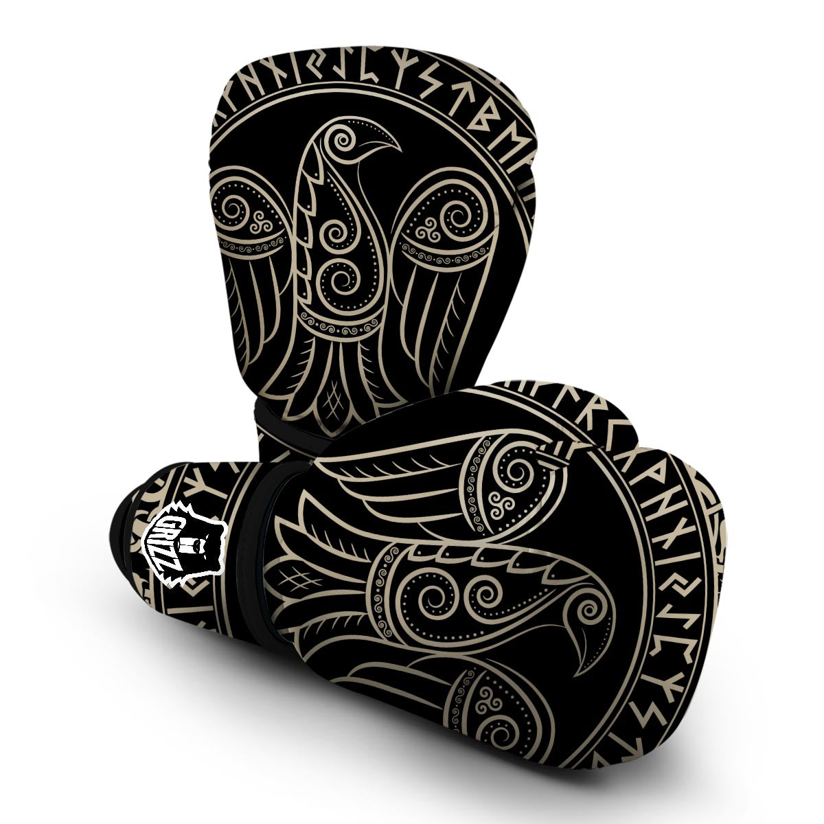 Odin Raven Viking Boxing Gloves-grizzshop