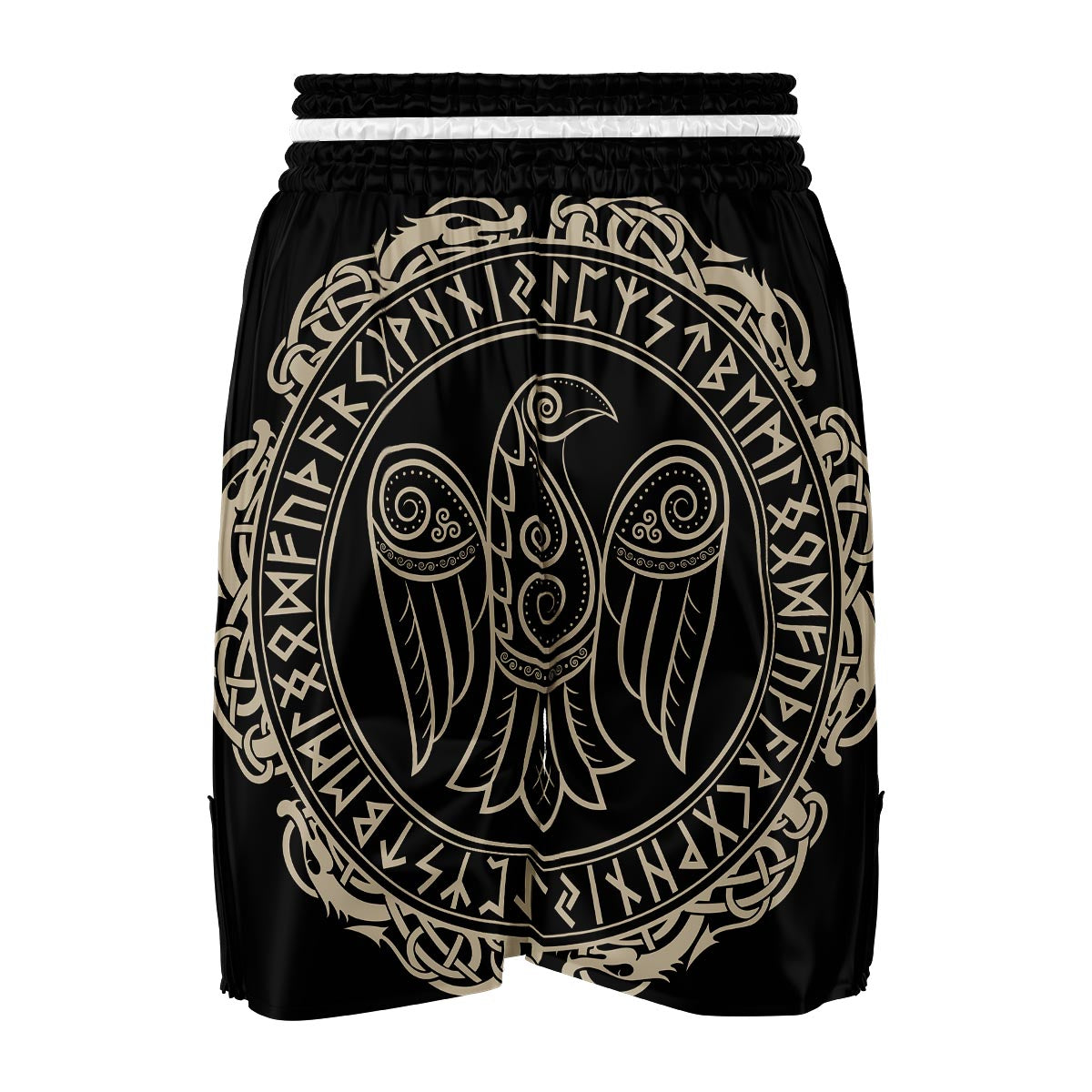 Odin Raven Viking Boxing Shorts-grizzshop