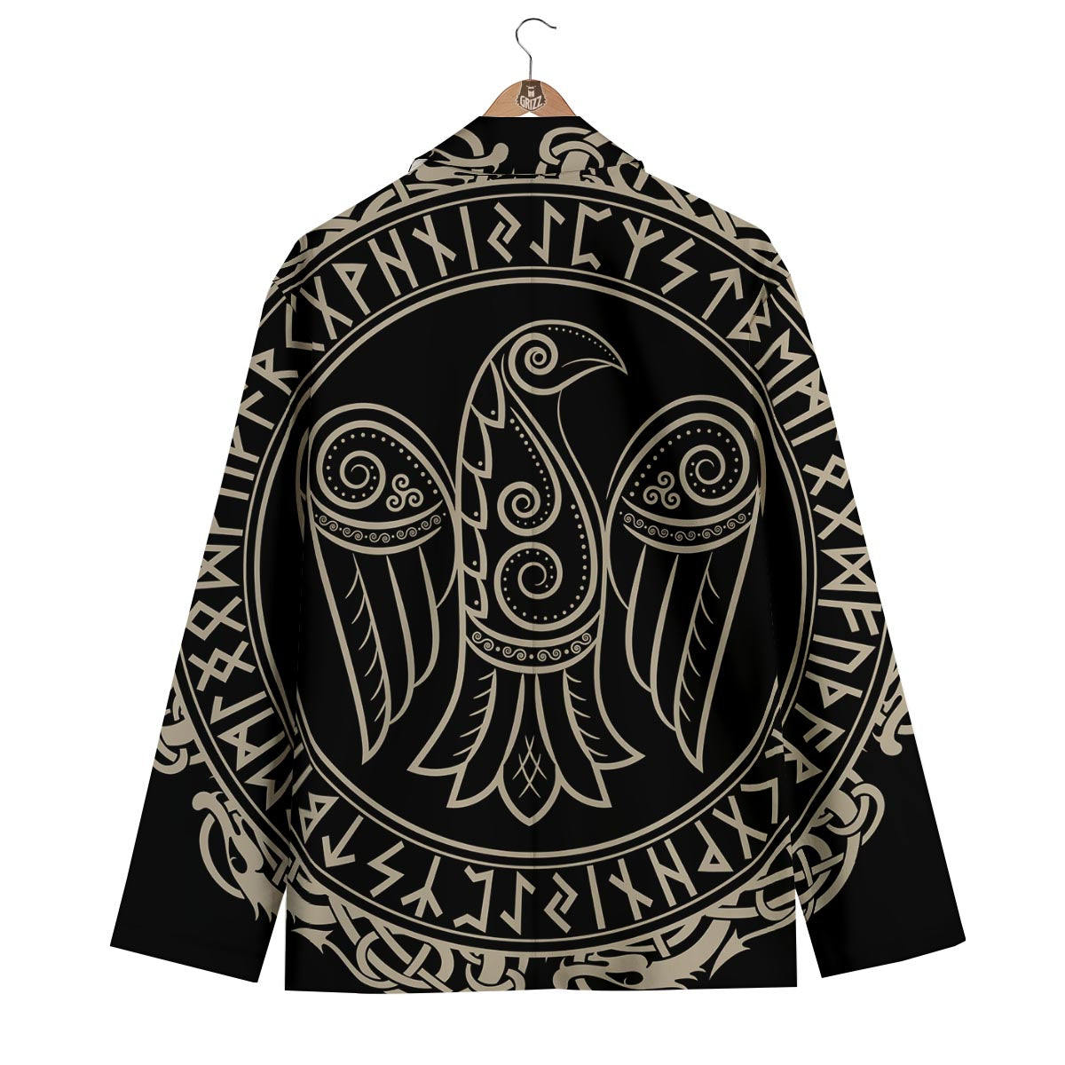 Odin Raven Viking Men's Blazer-grizzshop