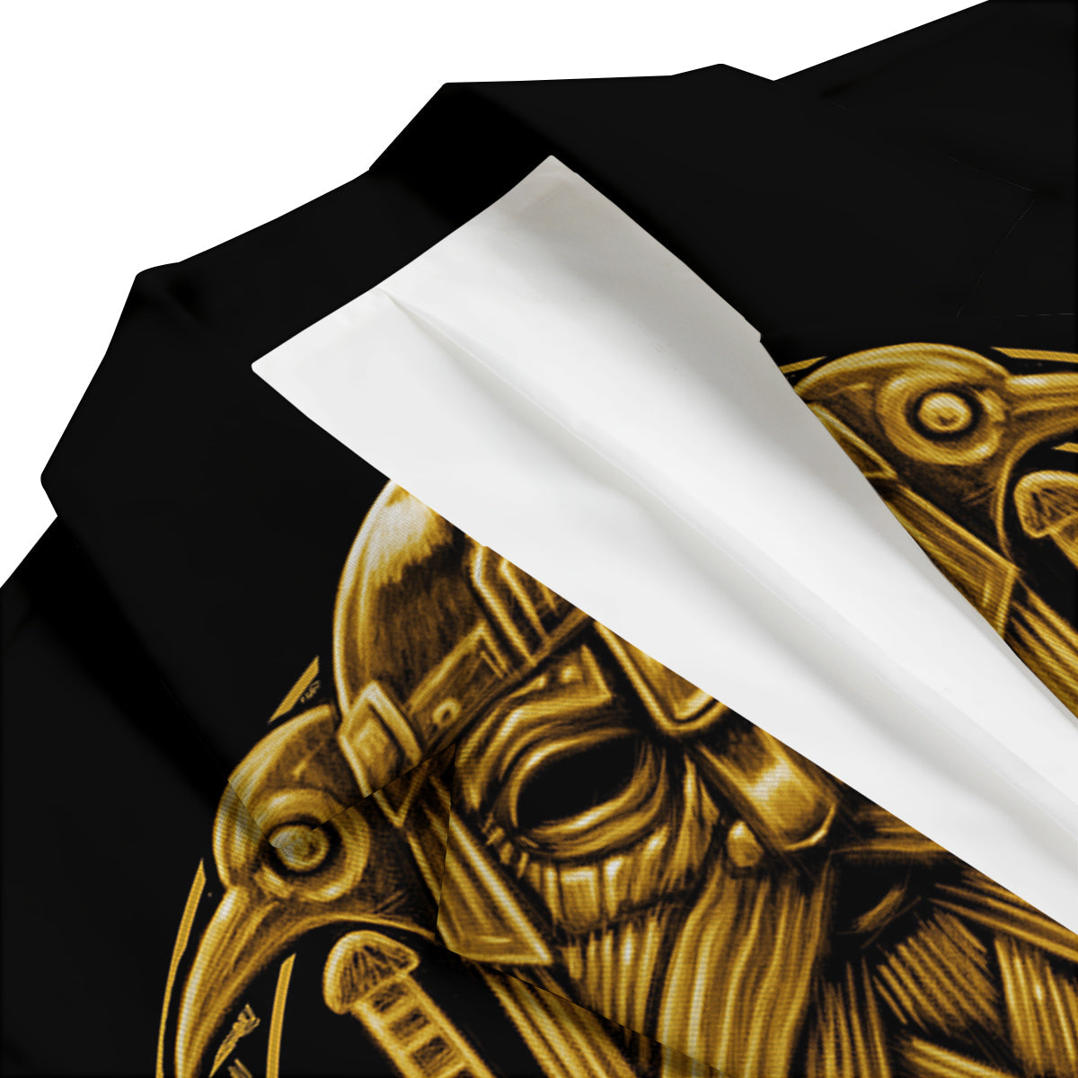 Odin Viking Sword Raven Print Men's Blazer-grizzshop
