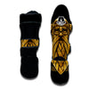 Odin Viking Sword Raven Print Muay Thai Shin Guards-grizzshop