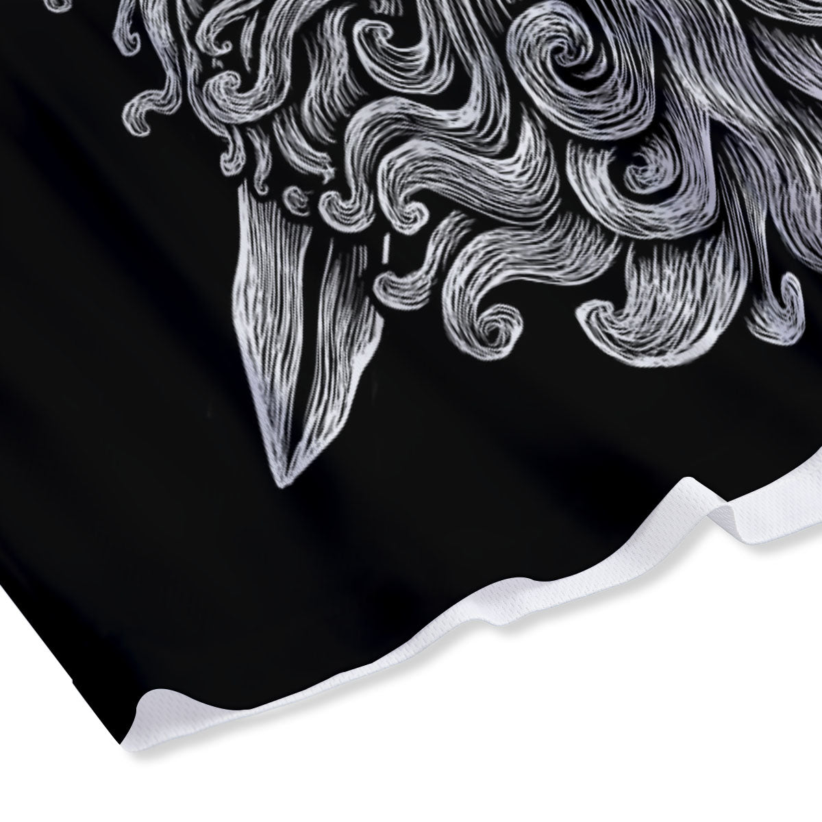 Palm Tree EDM Beach Print Mesh Shorts
