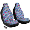 Old School Sailor Striped Print Pattern Car Seat Covers-grizzshop