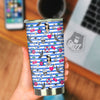 Old School Sailor Striped Print Pattern Tumbler-grizzshop