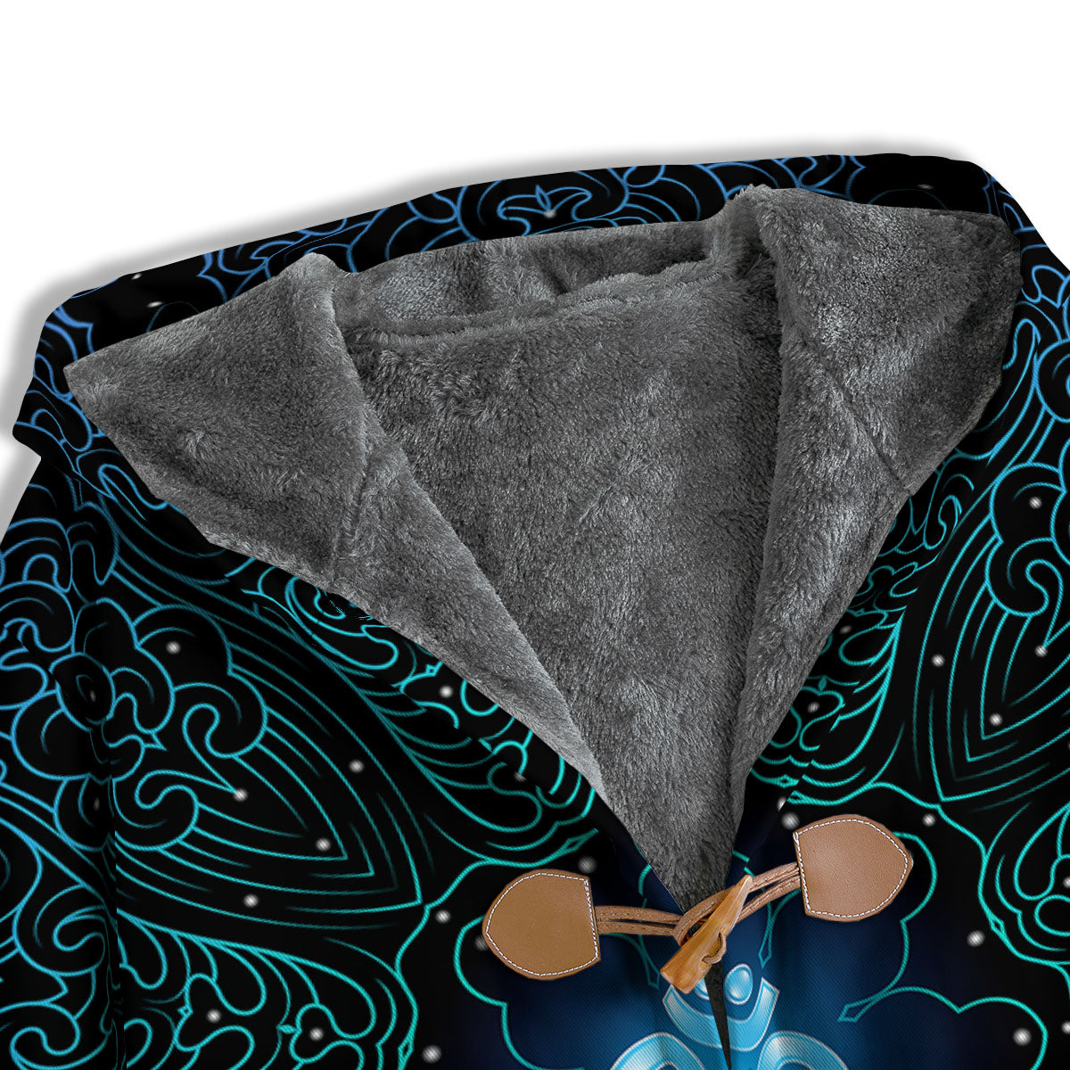 Om Psychedelic Print Men's Windbreaker Jacket-grizzshop