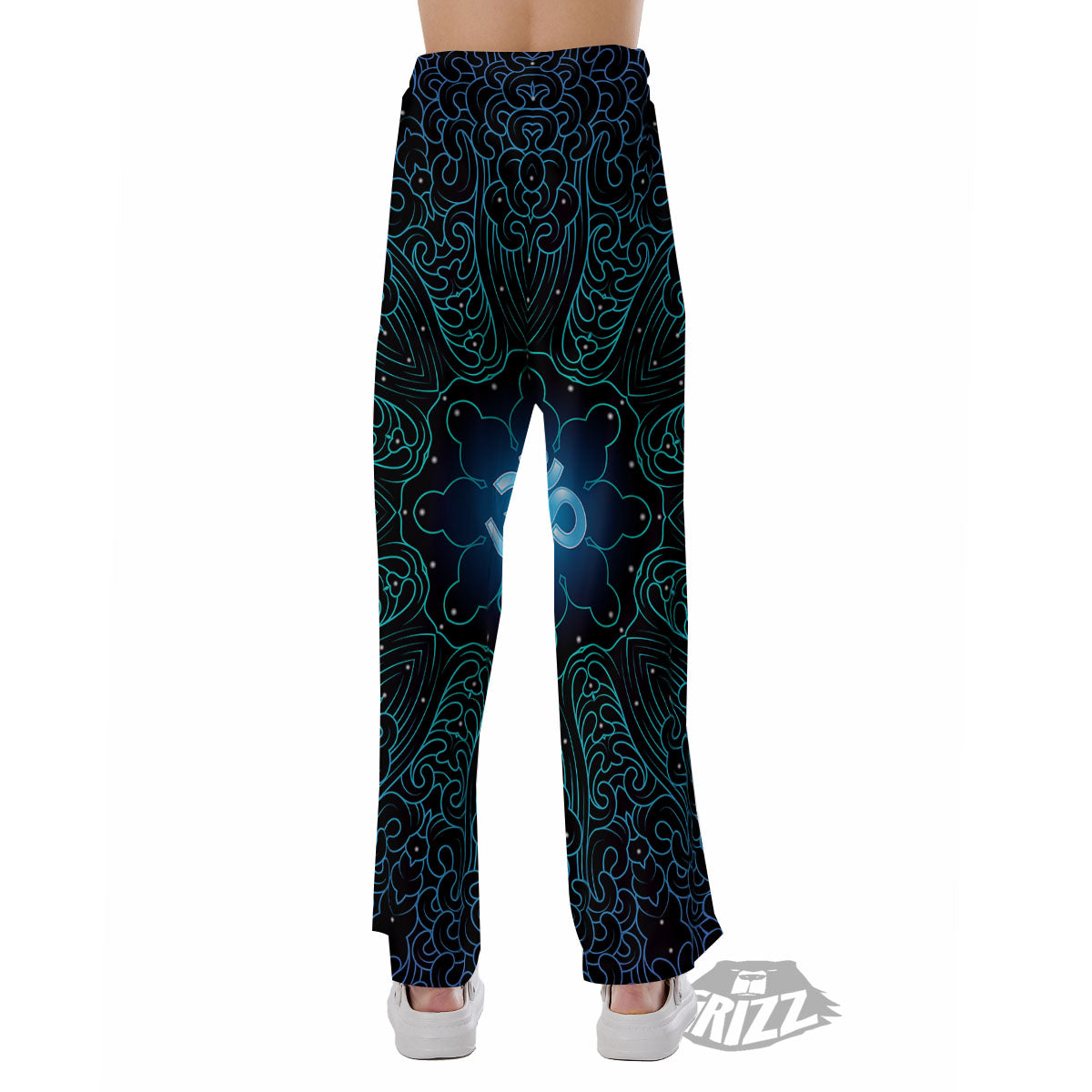 Om Psychedelic Print Pajama Pants-grizzshop