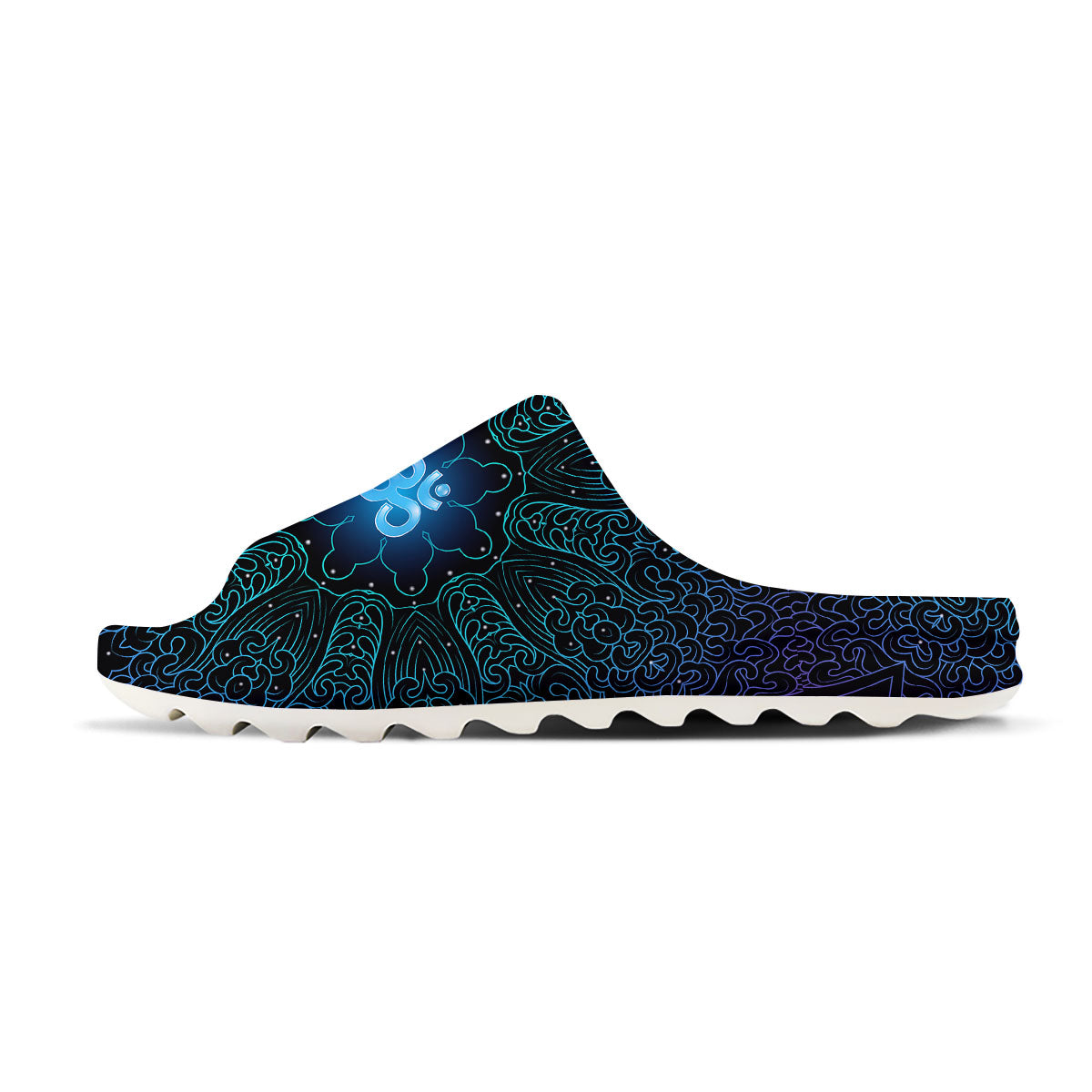 Om Psychedelic Print Sandals-grizzshop
