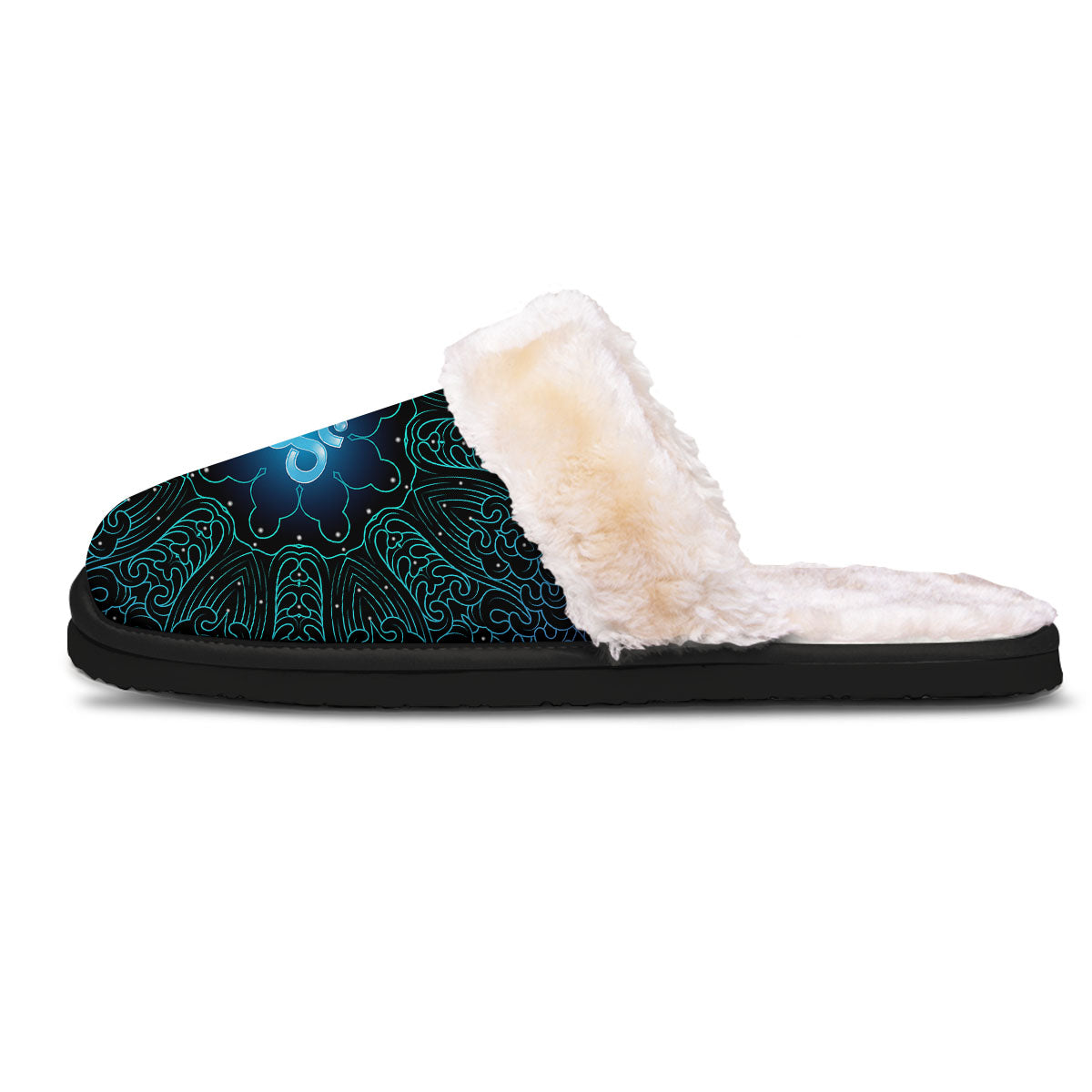 Om Psychedelic Print Slippers-grizzshop