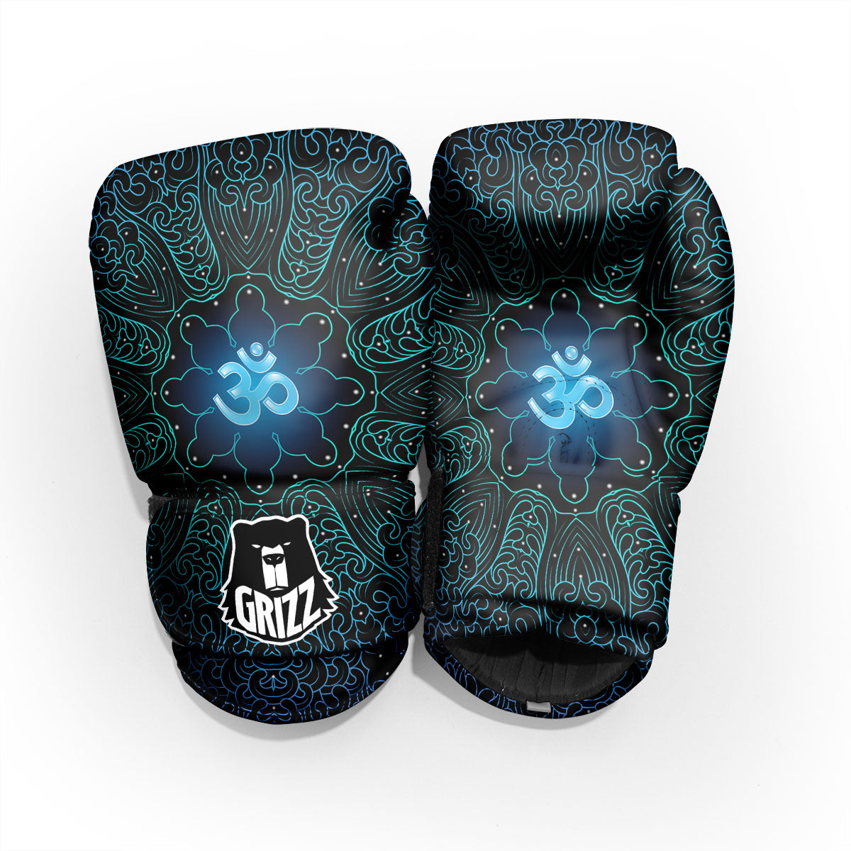 Om Psychedelic Print Pro Boxing Glove