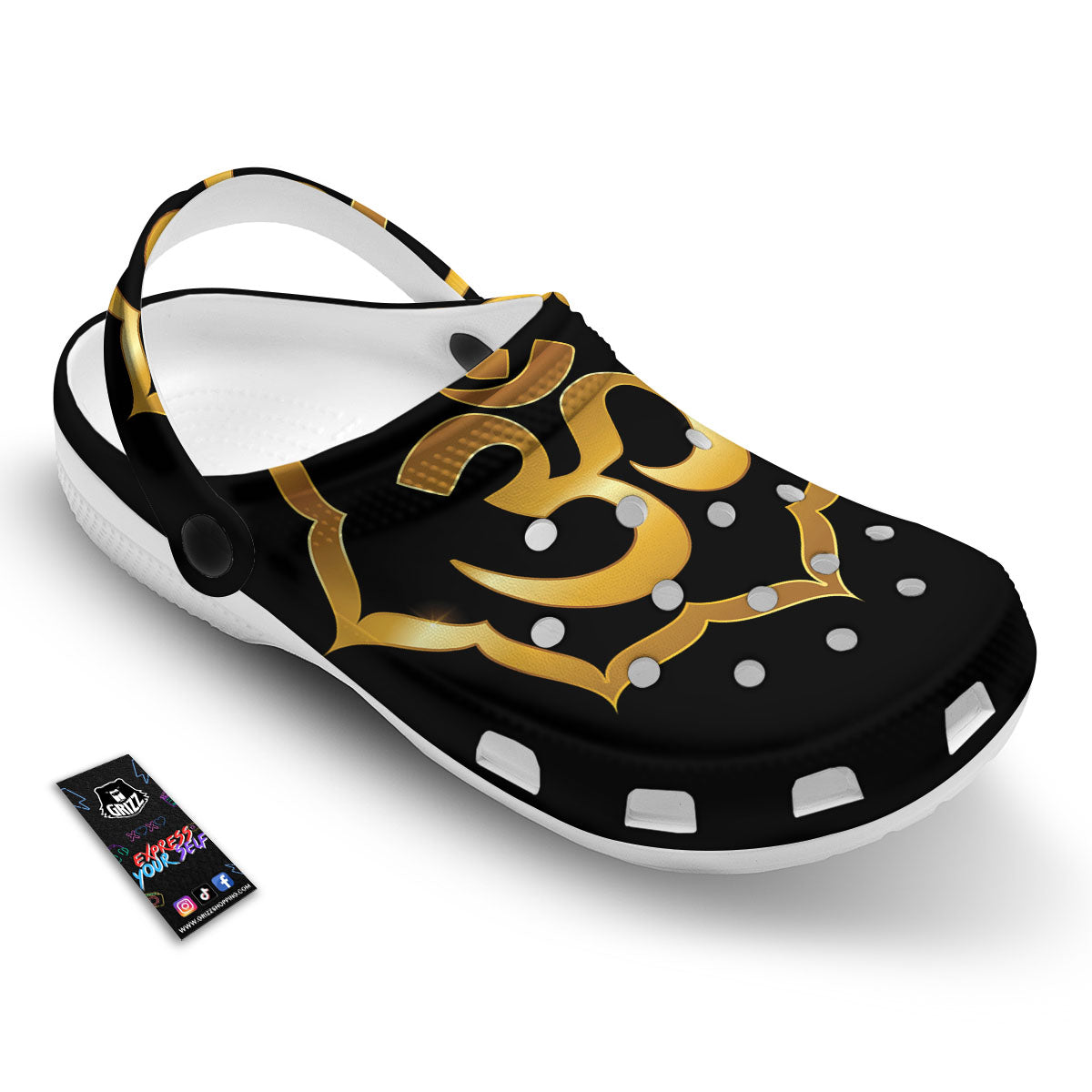 Om Sign Print Clog-grizzshop