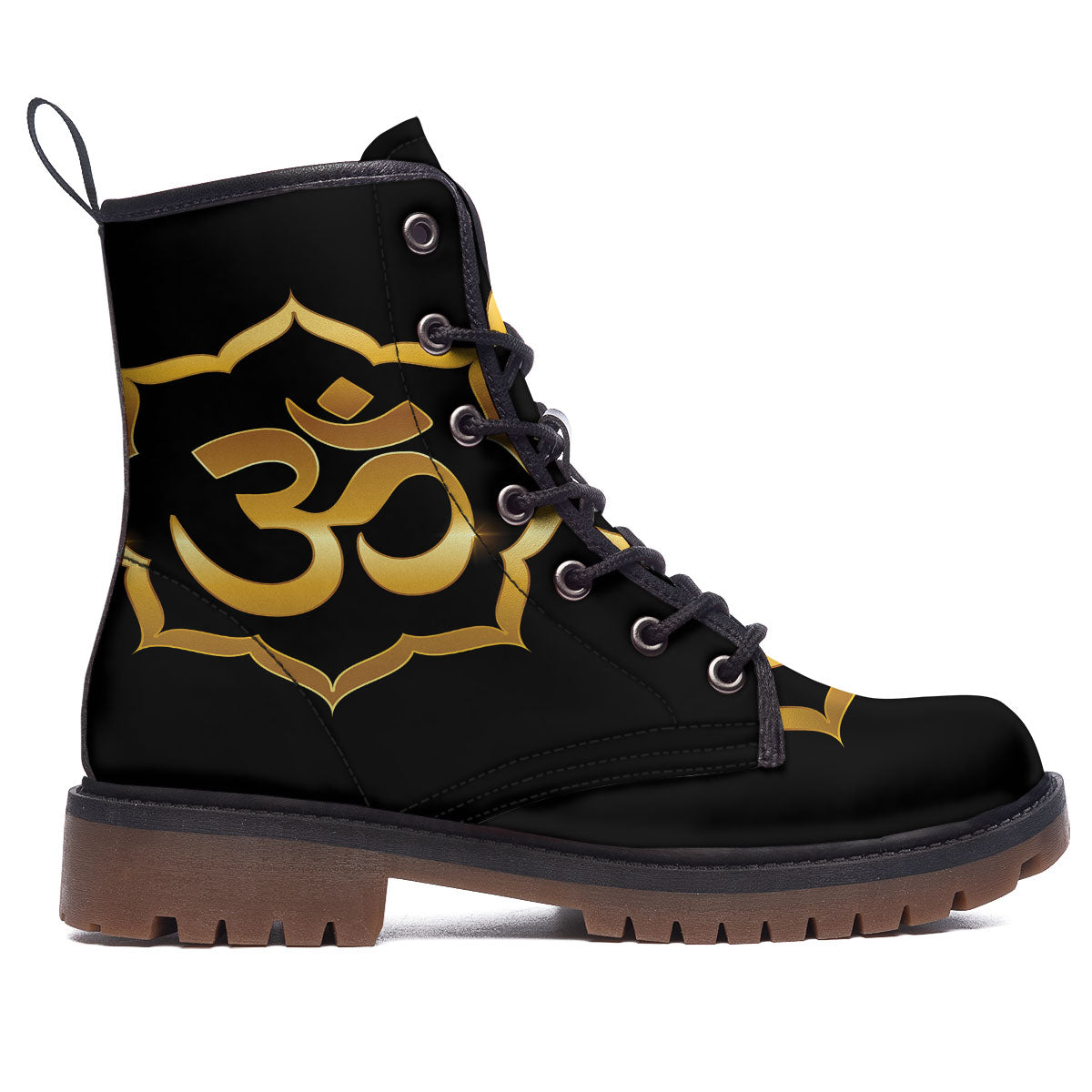 Om Sign Print Work Boots-grizzshop