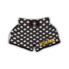 Opossum Black Print Pattern Muay Thai Boxing Shorts-grizzshop