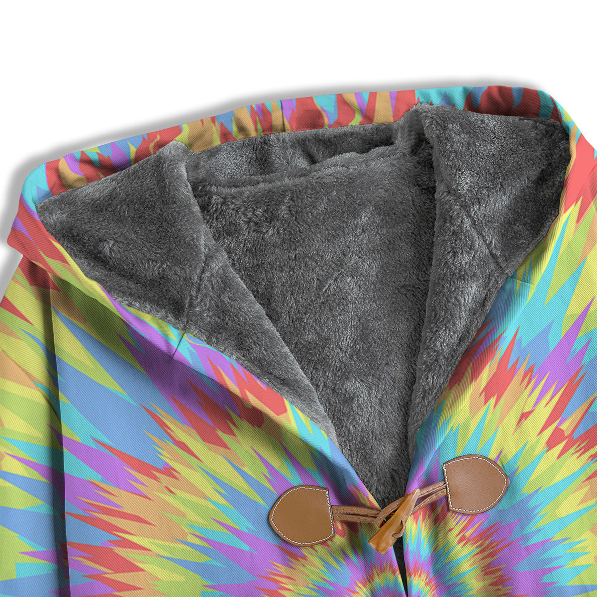 Optical Illusion Colorful Psychedelic Men's Windbreaker Jacket-grizzshop