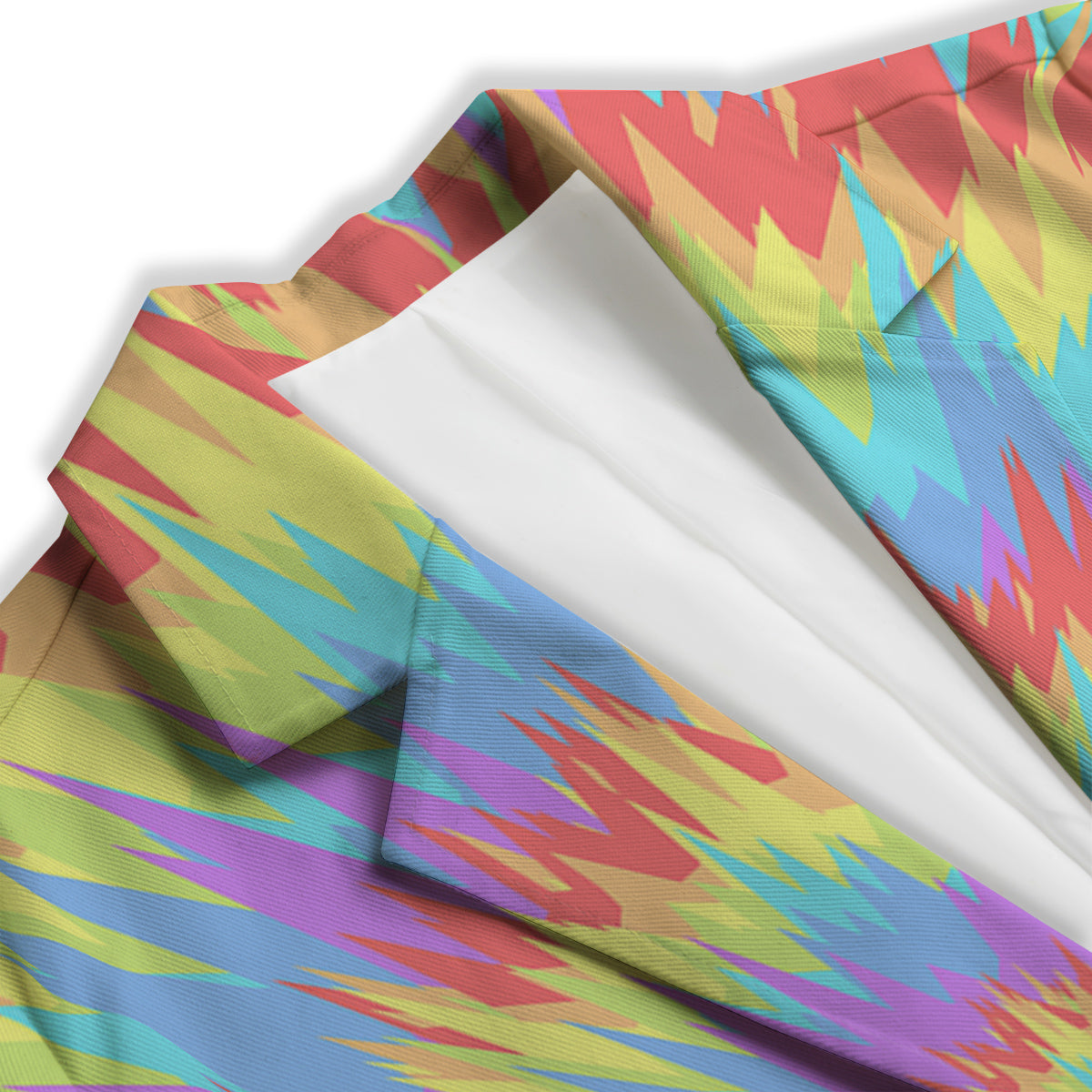 Optical Illusion Colorful Psychedelic Women's Blazer-grizzshop