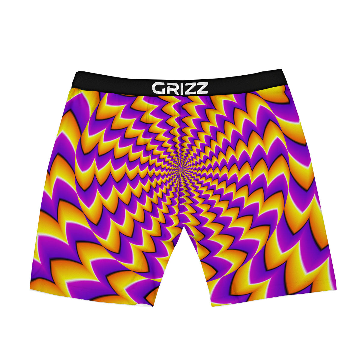 Optical Illusion Moving Dizzy Circle Boxer Briefs-grizzshop