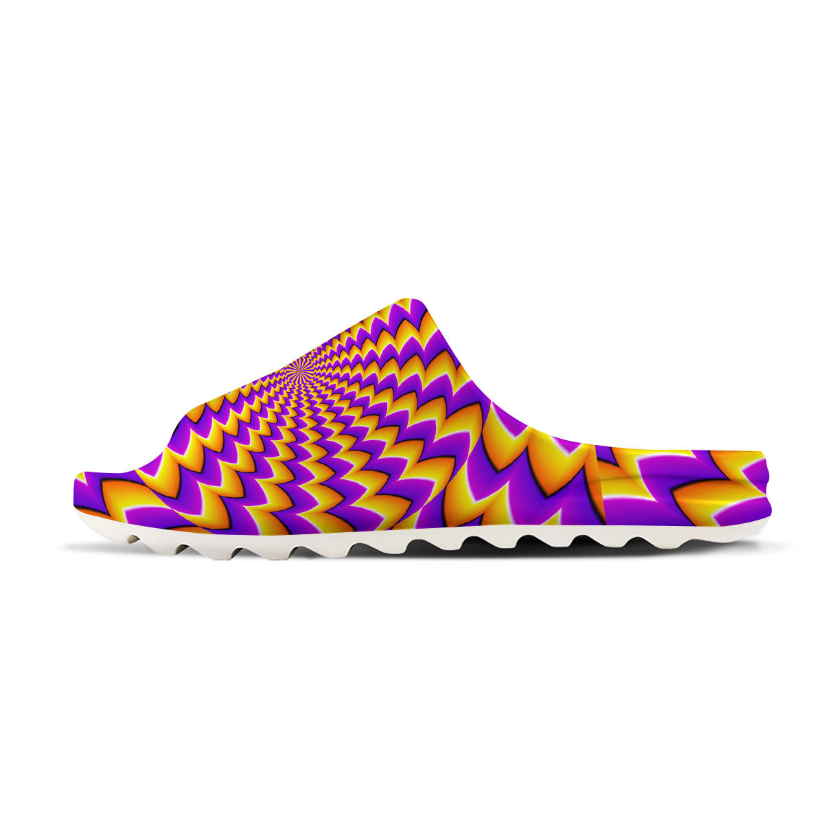 Optical Illusion Moving Dizzy Circle Sandals-grizzshop