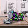 Optical Illusion Neon Abstract Print Tumbler-grizzshop