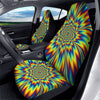 Optical Illusion Neon Psychedelic Car Seat Covers-grizzshop
