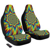 Optical Illusion Neon Psychedelic Car Seat Covers-grizzshop
