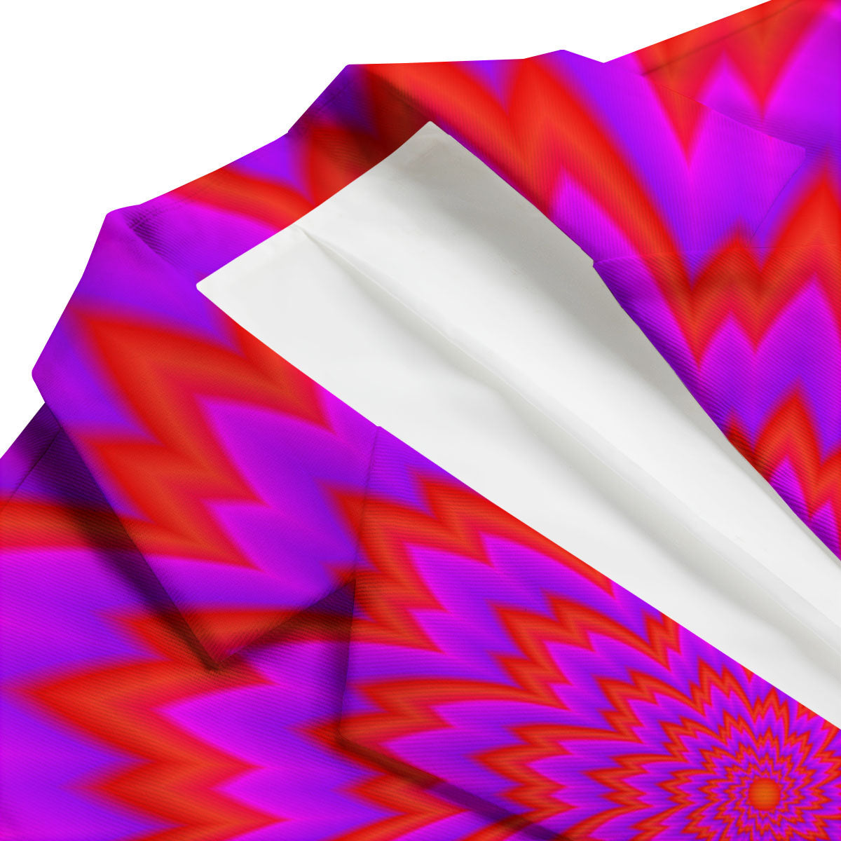 Optical Illusion Spiky Psychedelic Men's Blazer-grizzshop