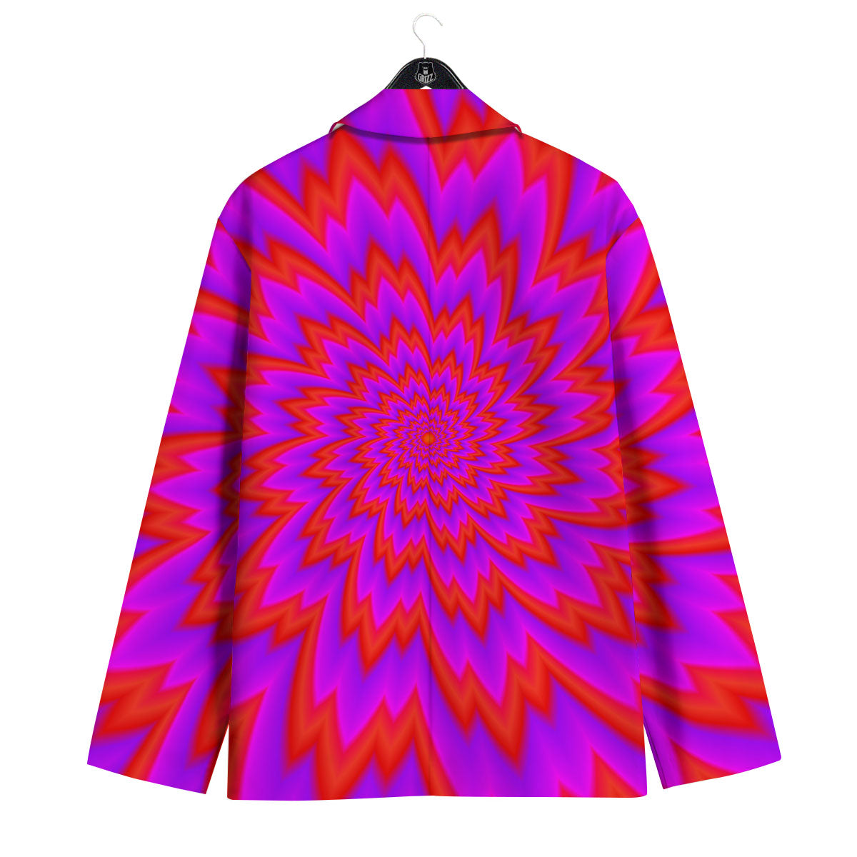 Optical Illusion Spiky Psychedelic Men's Sport Coat-grizzshop