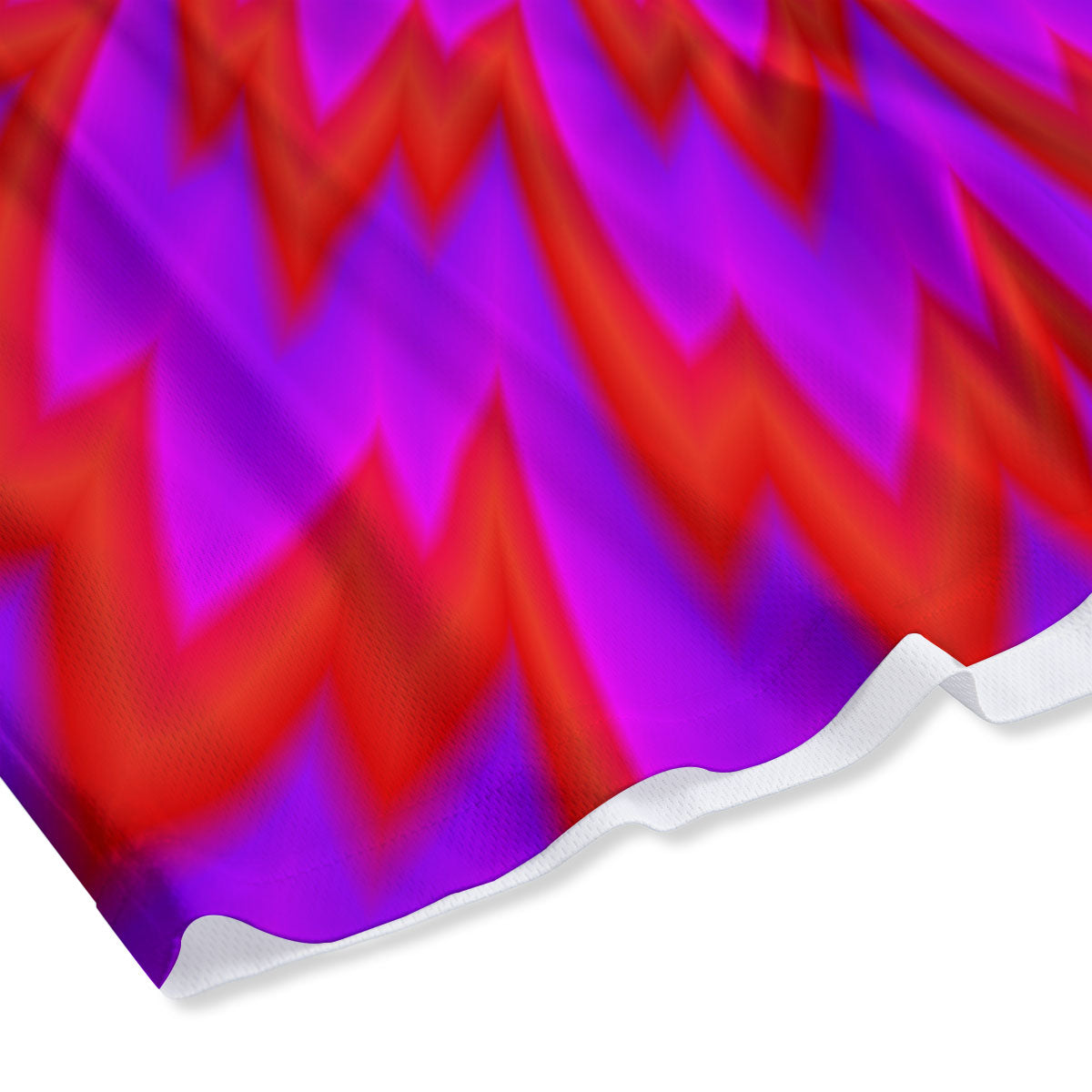 Optical Illusion Spiky Psychedelic Mesh Shorts