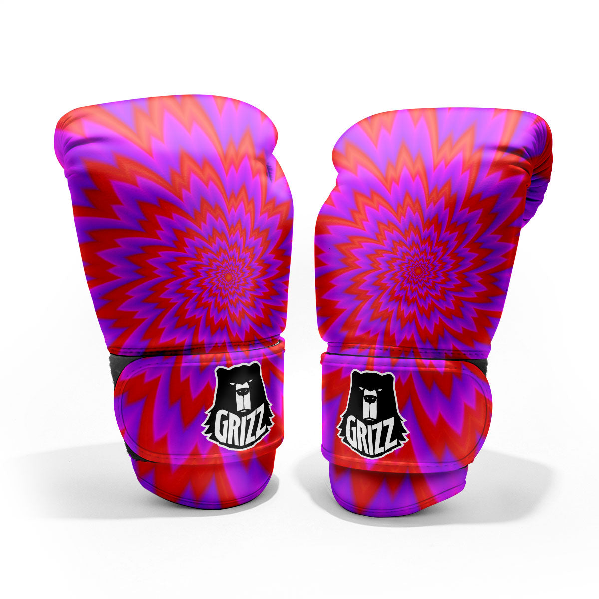 Optical Illusion Spiky Psychedelic Pro Boxing Glove