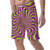 Optical illusion Abstract Men's Shorts-grizzshop