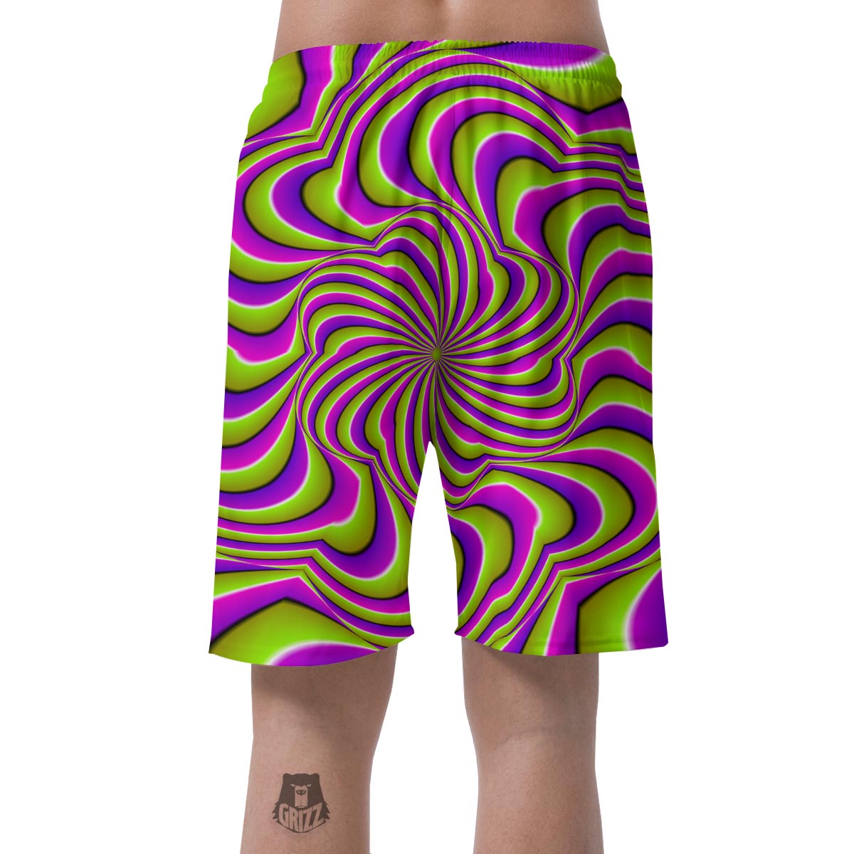 Optical illusion Abstract Men's Shorts-grizzshop