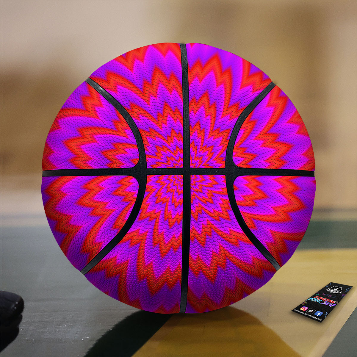 Ornament Thai Print Pattern Basketball
