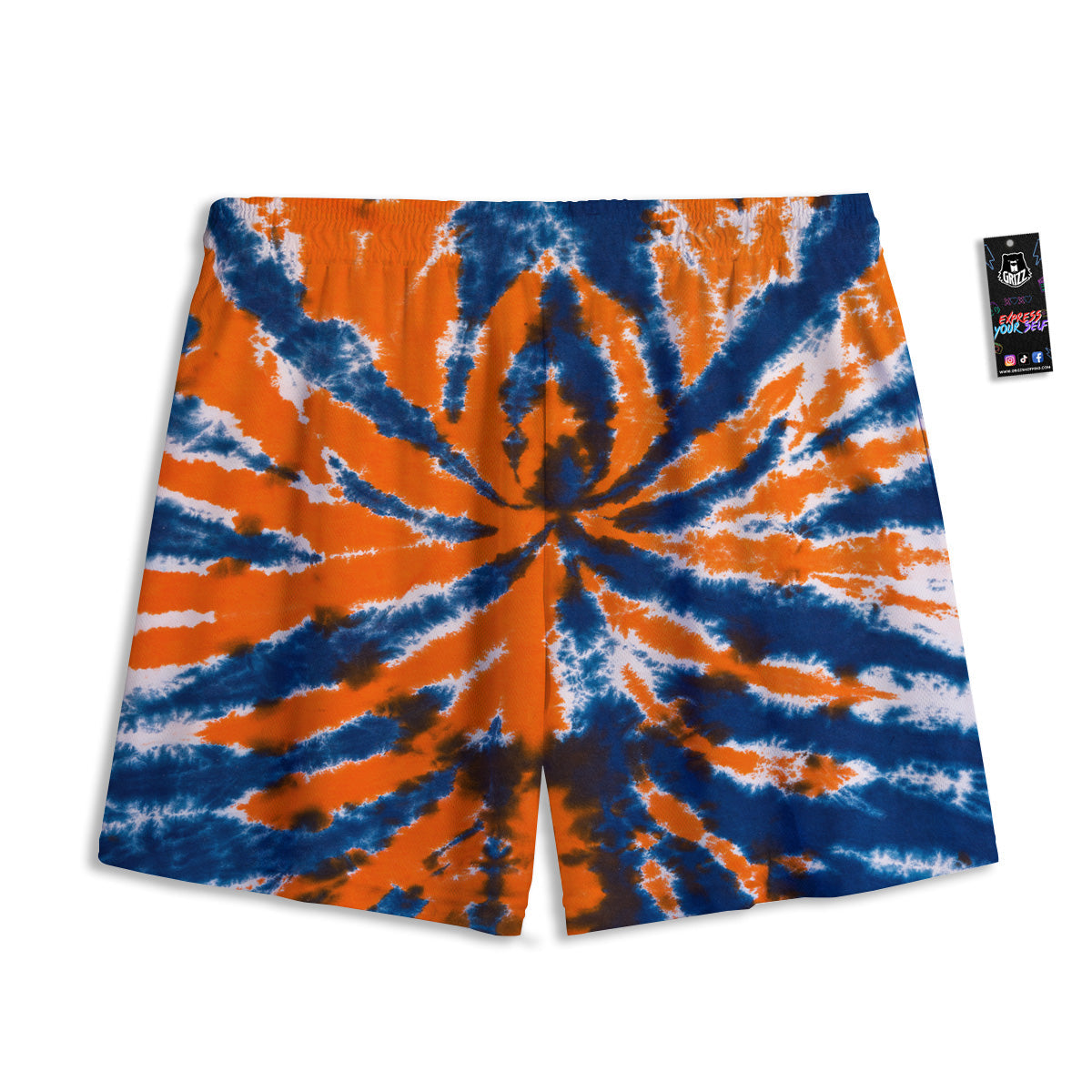 Monstera Green Tropical Print Pattern Mesh Shorts