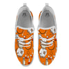 Orange Teddy Bear Nurse White Athletic Shoes-grizzshop