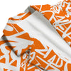 Orange Urban Graffiti Text Print Pattern Men's Blazer-grizzshop