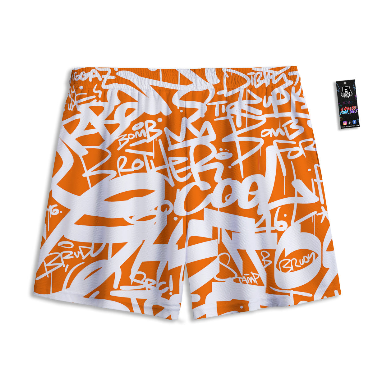 Pharaohs And Gods Egyptian Print Mesh Shorts