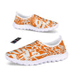 Orange Urban Graffiti Text Print Pattern Nurse Shoes-grizzshop