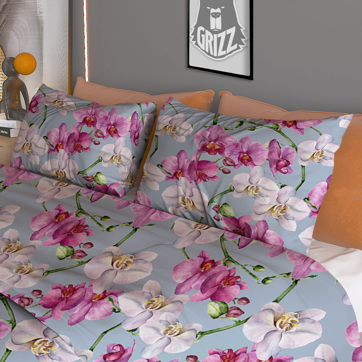 Orchid Cute Print Duvet Cover Bedding Set