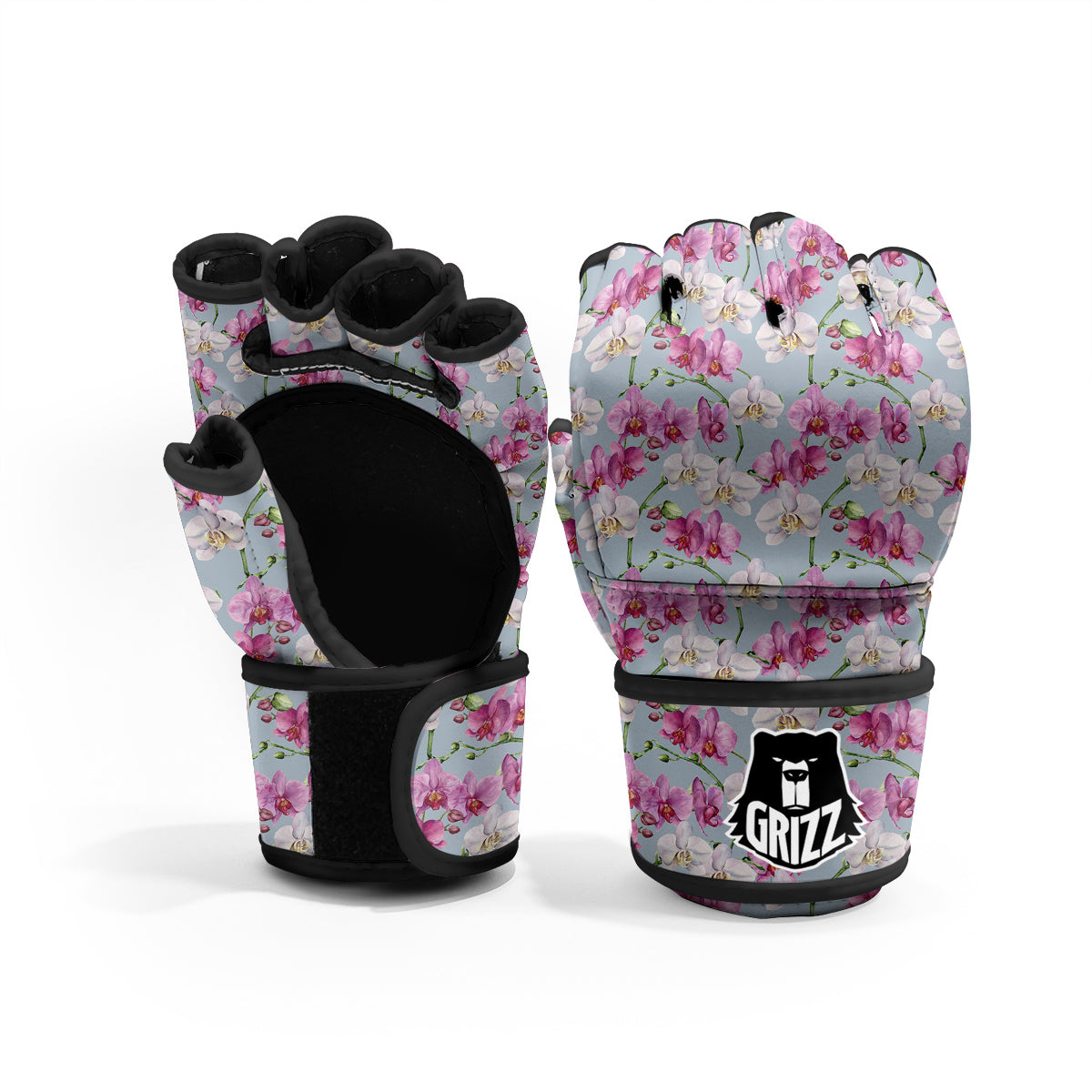 Orchid Cute Print MMA Gloves-grizzshop