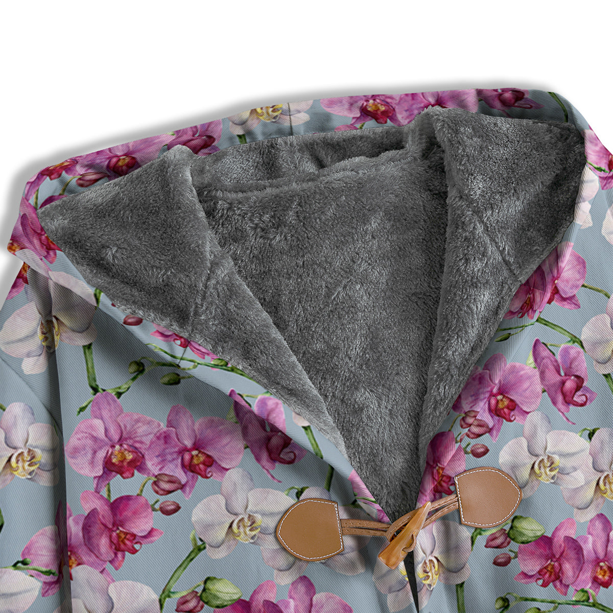 Orchid Cute Print Men's Windbreaker Jacket-grizzshop