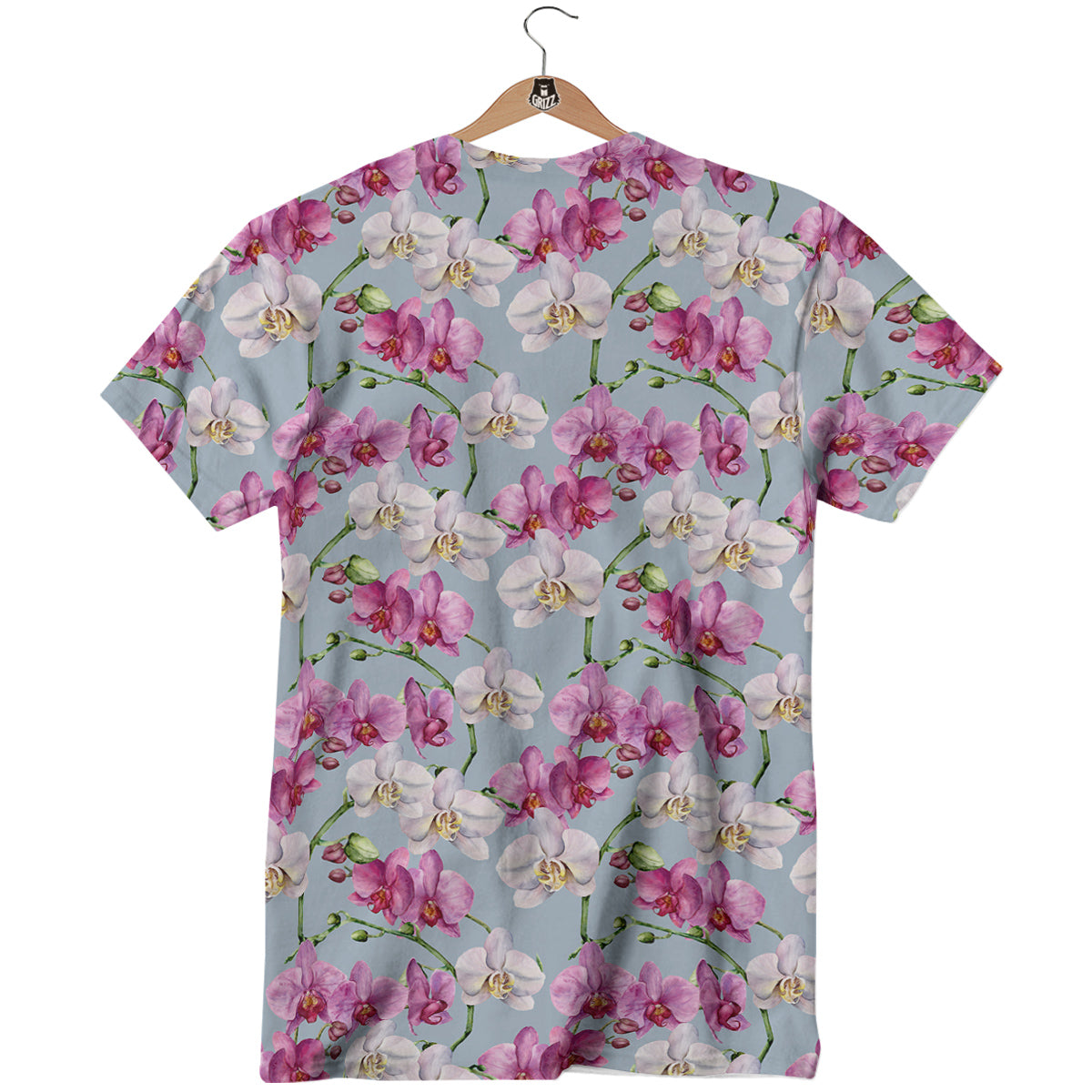 Orchid Cute Print T-Shirt-grizzshop