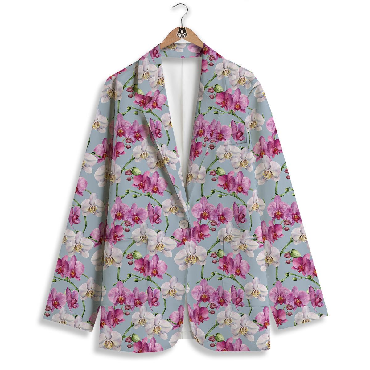 Orchid Cute Print Women's Blazer-grizzshop