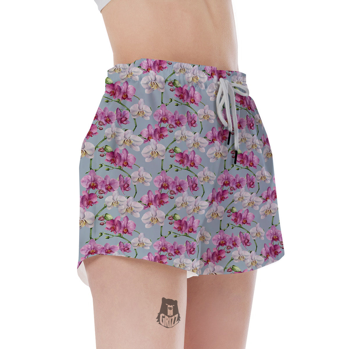 Orchid Cute Print Women's Shorts-grizzshop