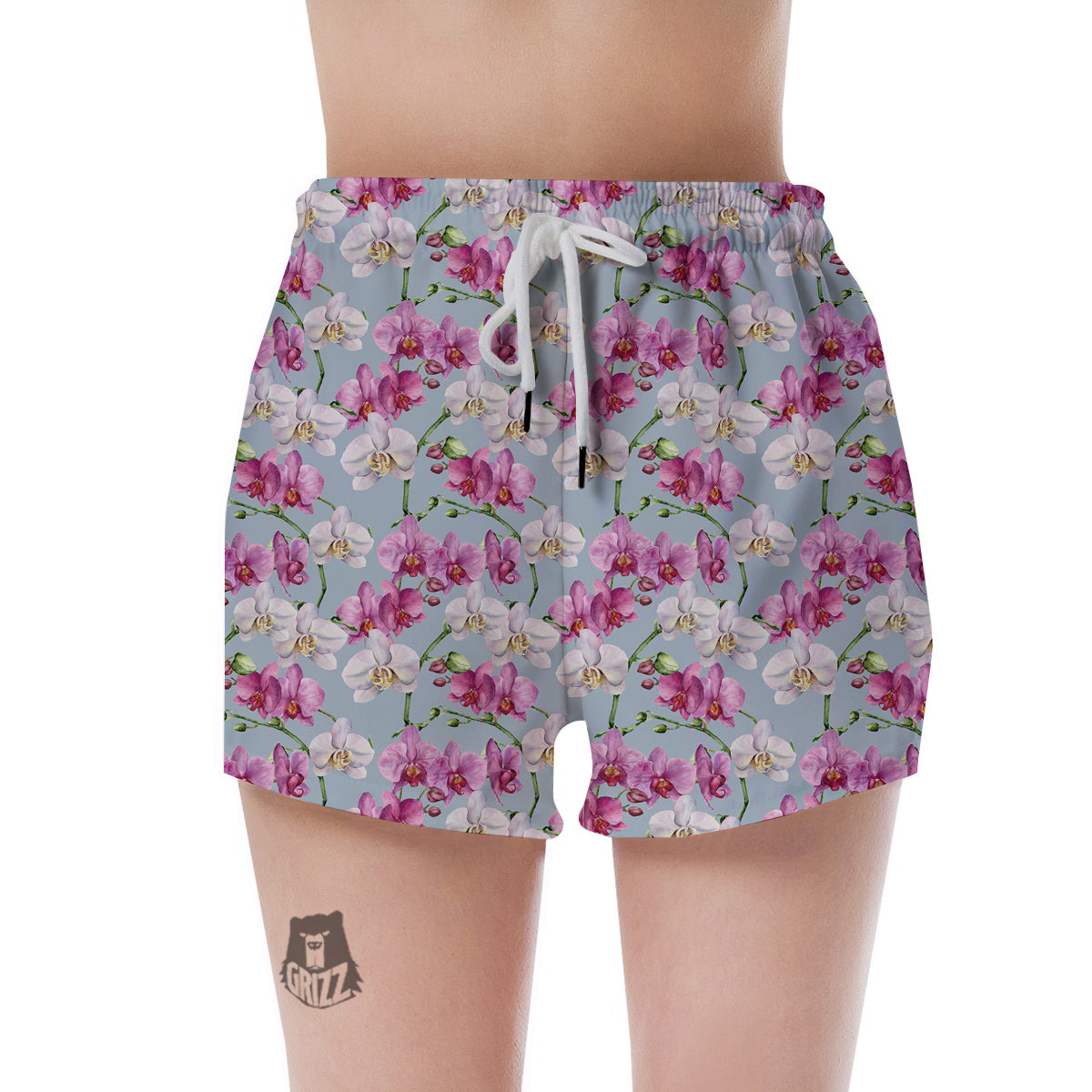 Orchid Cute Print Women's Shorts-grizzshop