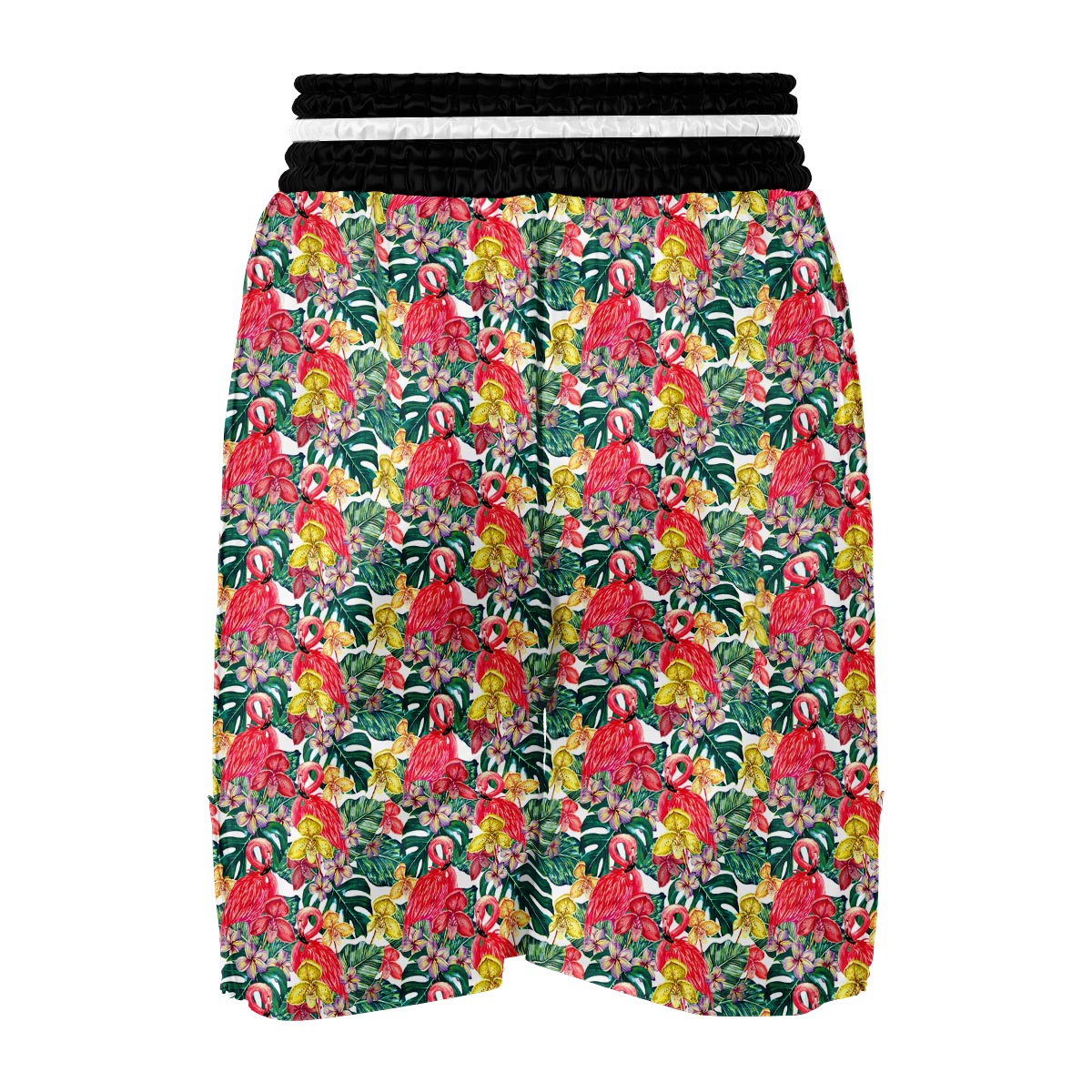 Orchid Flamingo Boxing Shorts-grizzshop